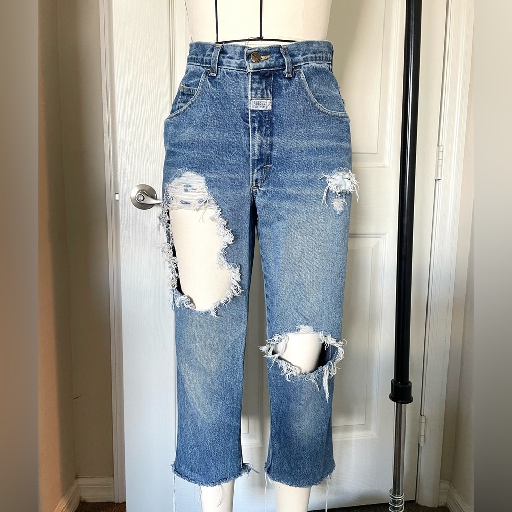 VINTAGE AUTHENTIC FORENZA SPORTSWEAR - SZ 10 - MOM JEANS